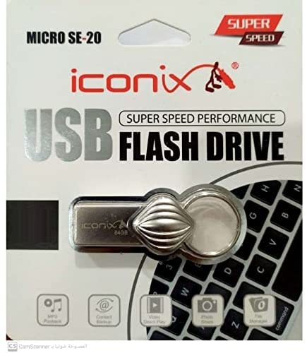 Iconix MICRO SE-20 USB 2.0 Flash Drive - Metal (16)