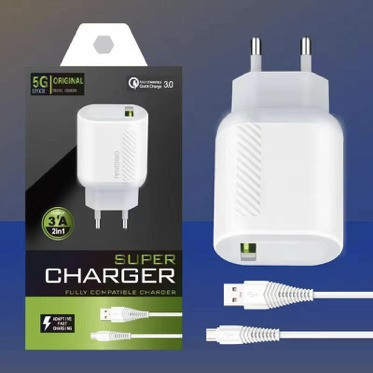 CHARGER FAST CHARGING NANVAN TD-T41 MICRO USB / TYPE C