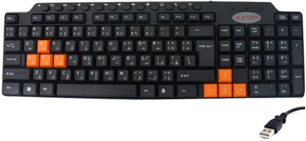 etrain KB012 Multimedia Keyboard
