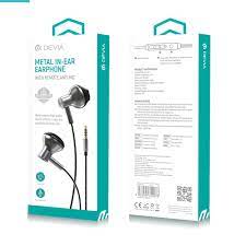 Devia Metal In-Ear Earphone with Remote and Mic